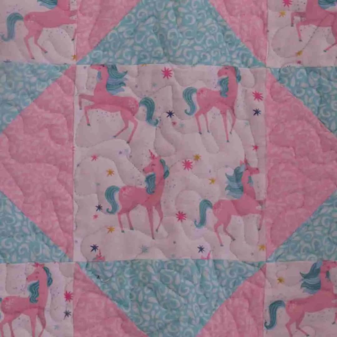 unicorns at play close up
