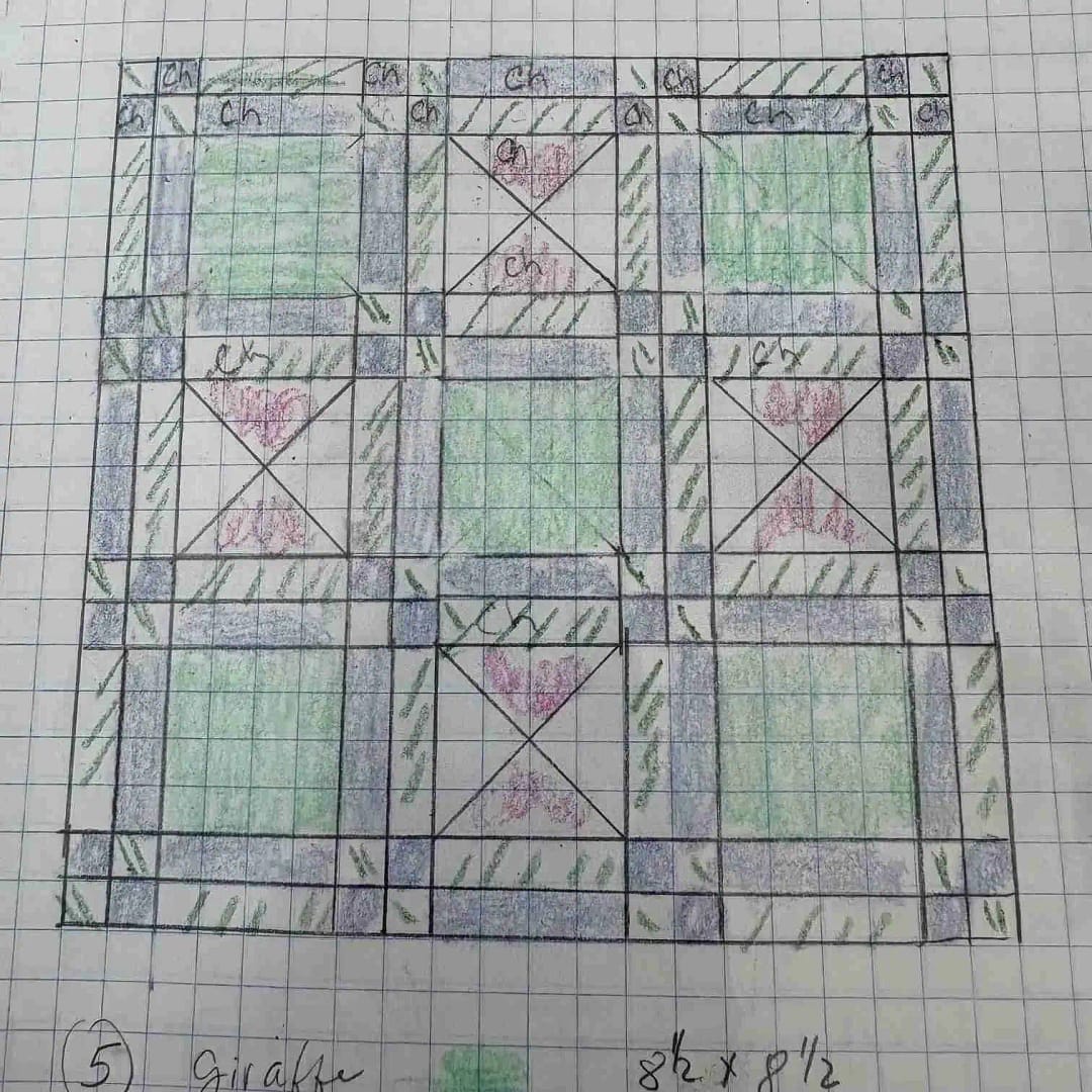 Quilt pattern layout