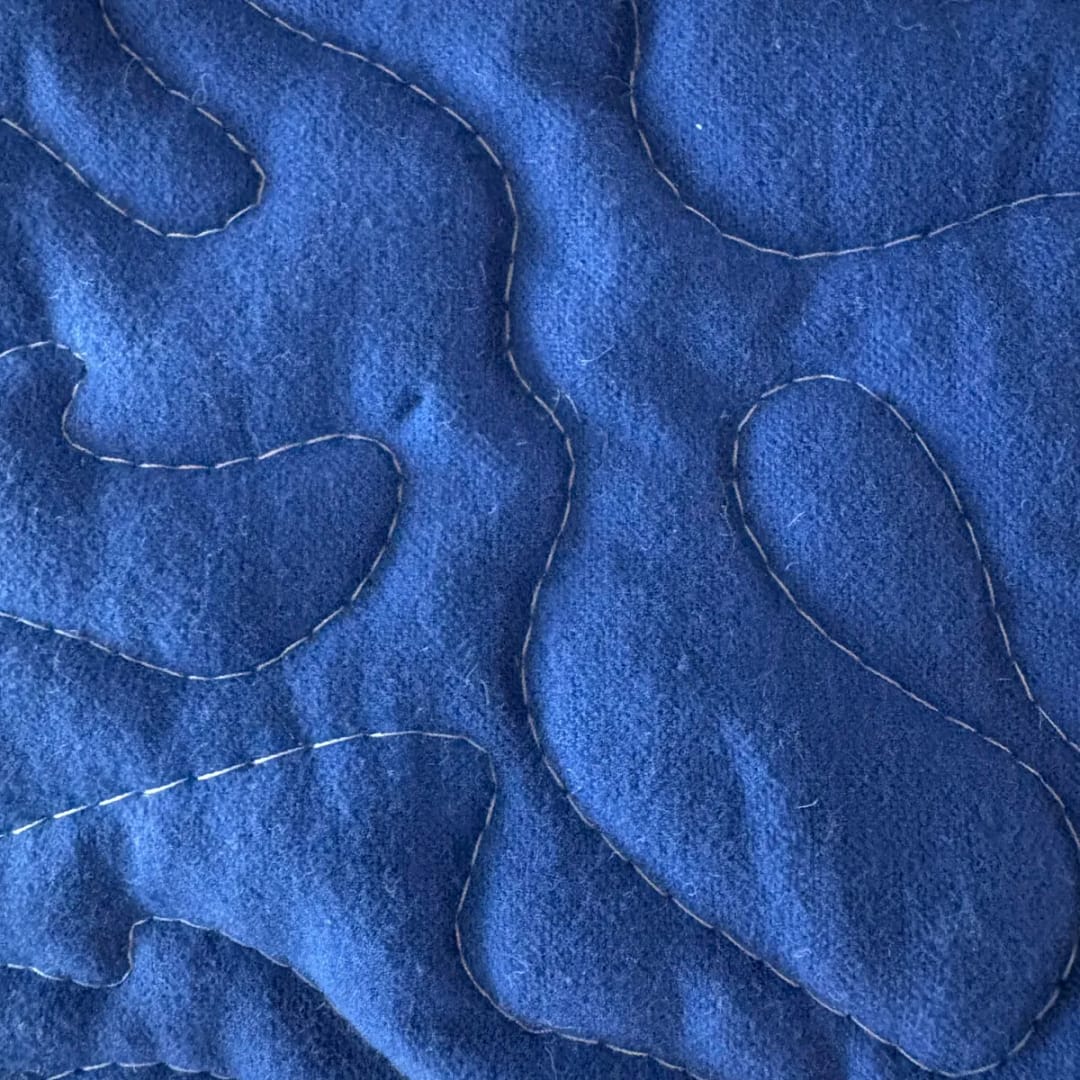 horse baby quilt detail 4
