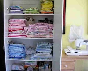 cabinet for baby quilt fabric
