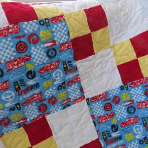 grand prix baby quilt