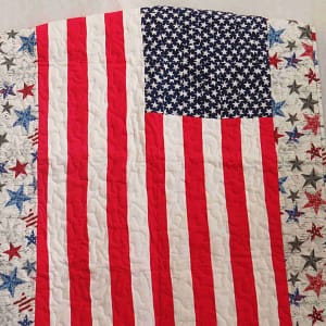 grand old flag baby quilt