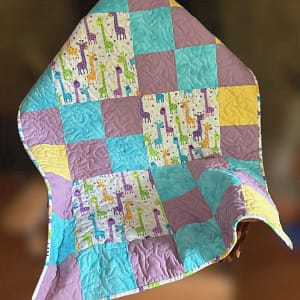 girafffe giggle baby quilt product image