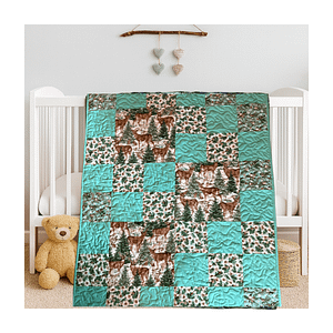 new winter wonderland on crib