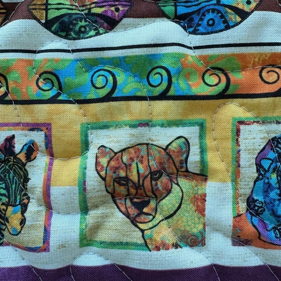 Savannah Symphony Baby Quilt detail b