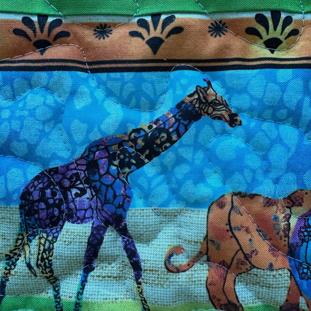 Savannah Symphony Baby Quilt detail g