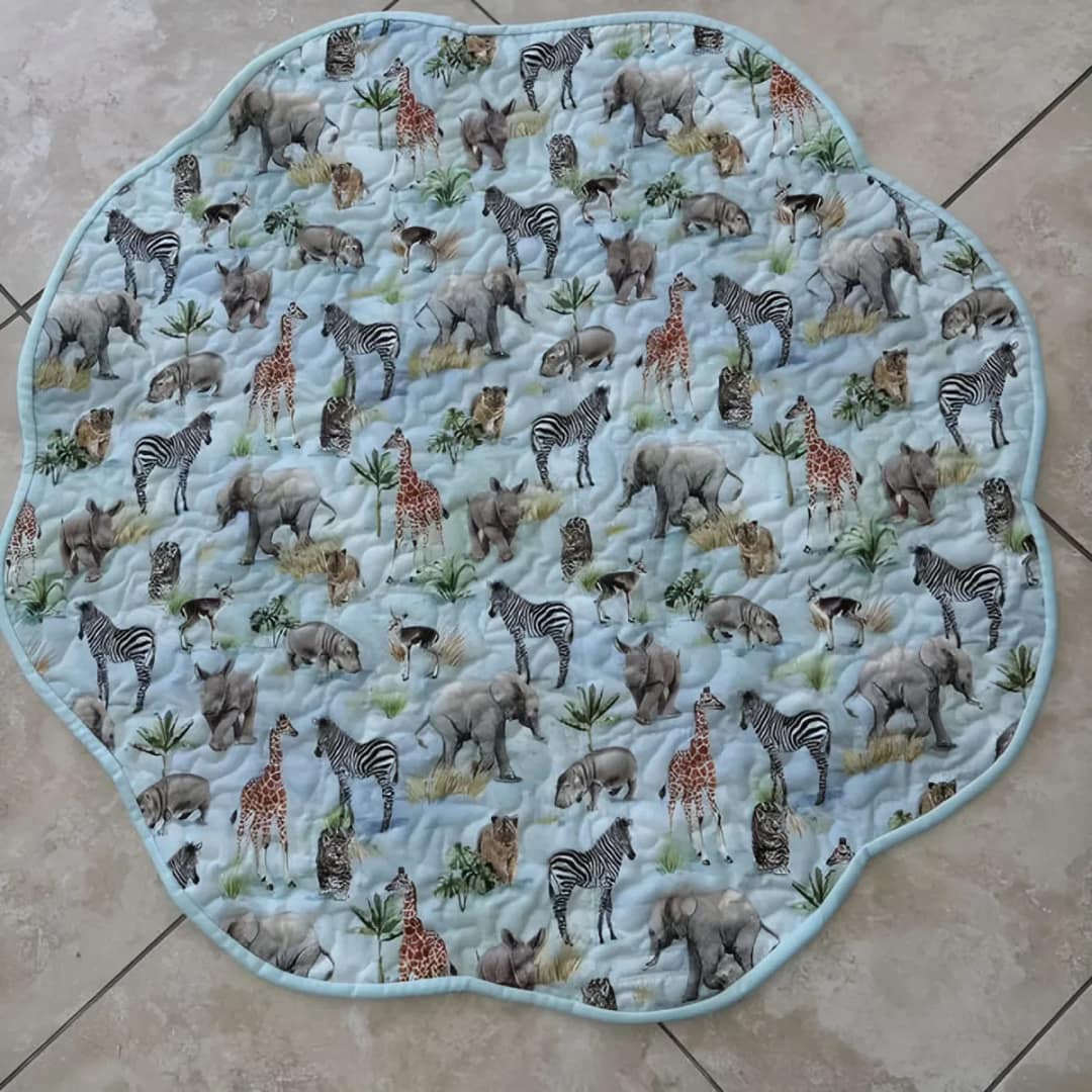 Jungle Animal Friends Playmat