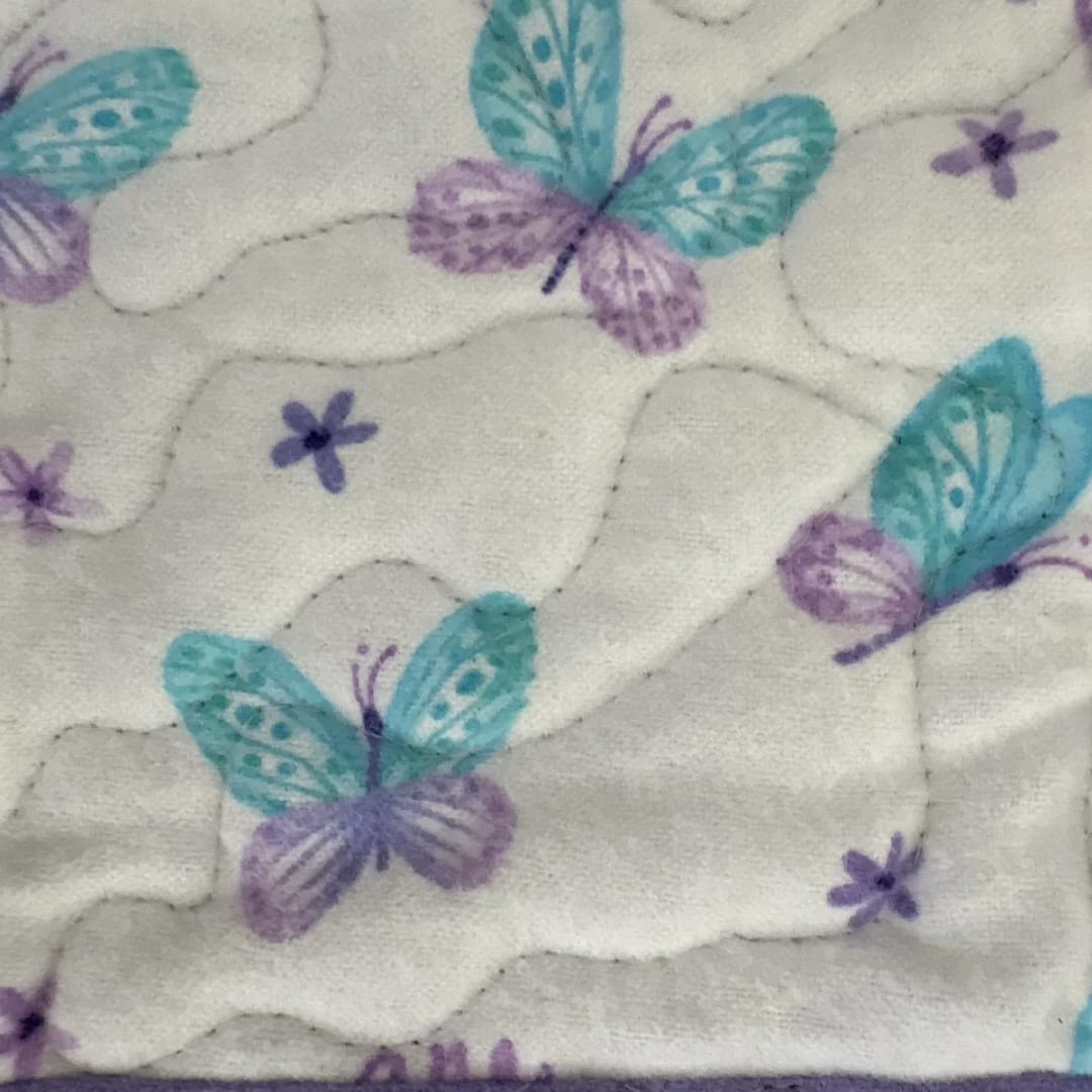 Butterfly Patches baby Quilt detail 5