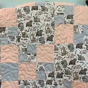 Woodland babies baby quilt