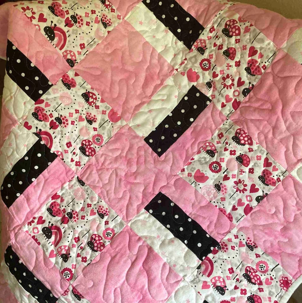 Lady Bug Baby Quilt