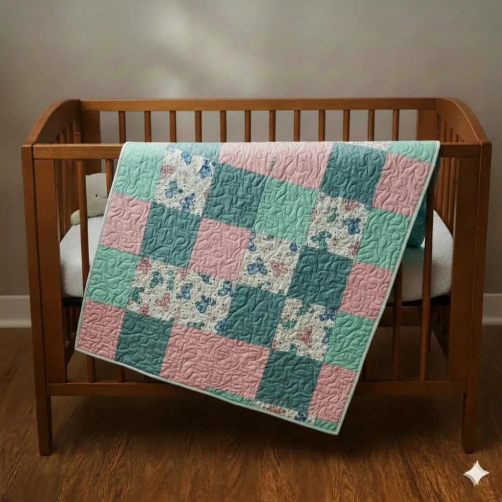 Pastel Pony Dreams Baby Quilt