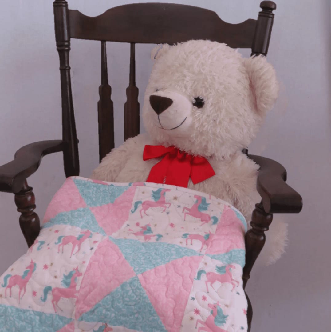unicorns at play with bear scaled