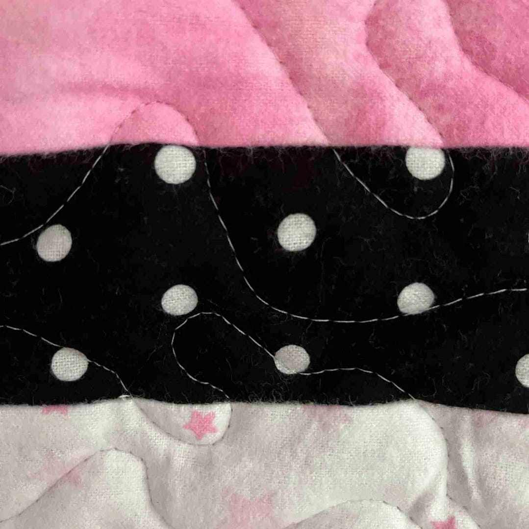 Lady Bug Baby Quilt detail 2