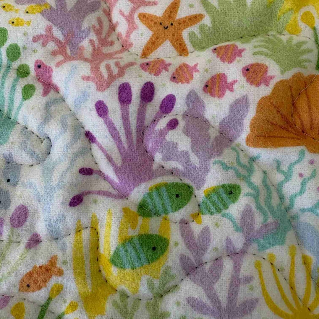 Under the Sea Baby Quilt detail 5