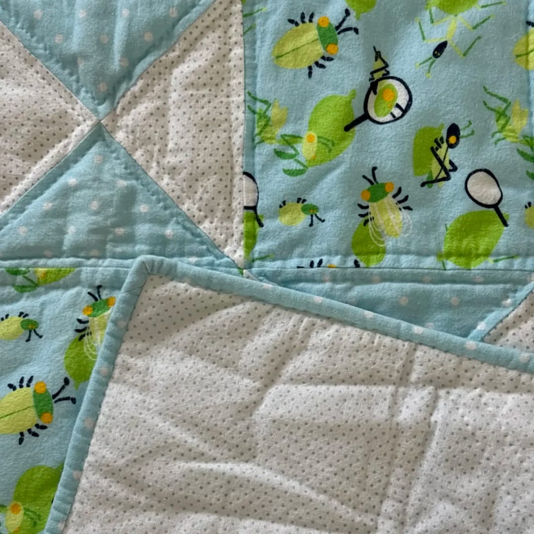 IBugs Life Baby Quilt detail a