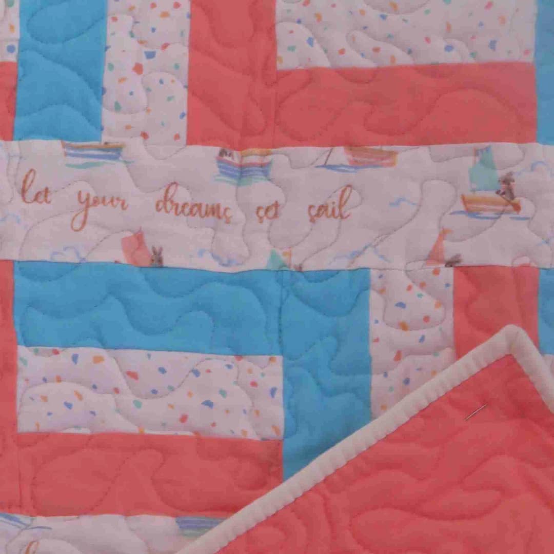 Let Your Dreams Set Sail Baby Quilt 2