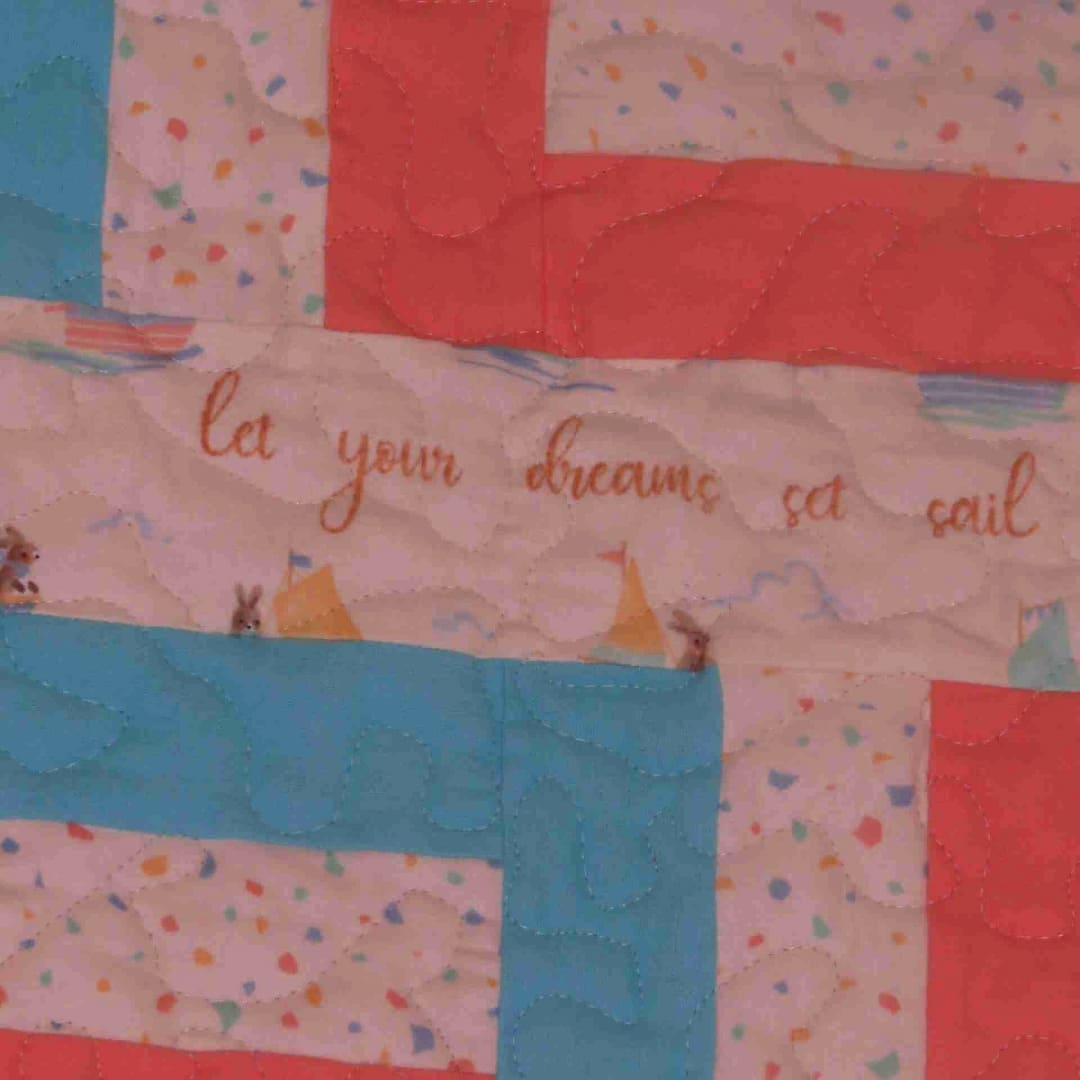 Let Your Dreams Set Sail Baby Quilt 3