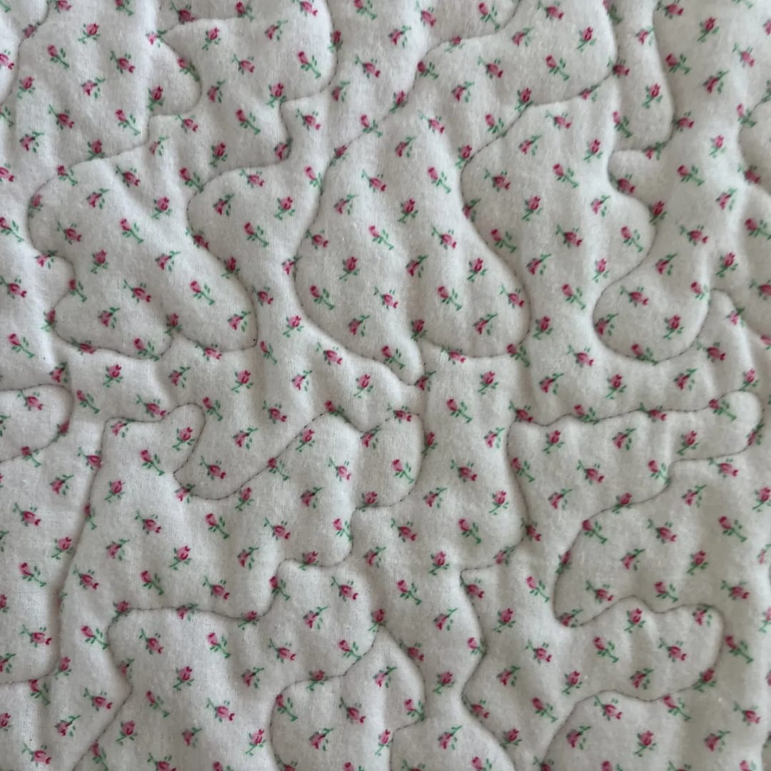 Rose Baby Quilt detail 5