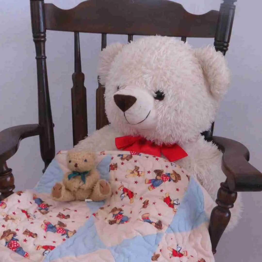 Cowboy Bear Baby Quilt 2