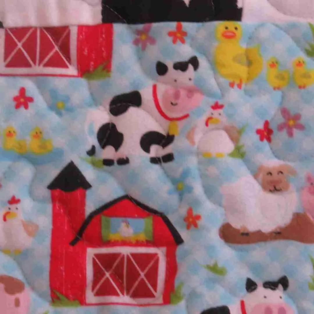 Down on the Farm Baby Quilt B