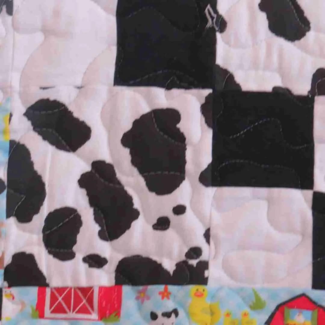 Down on the Farm Baby Quilt c