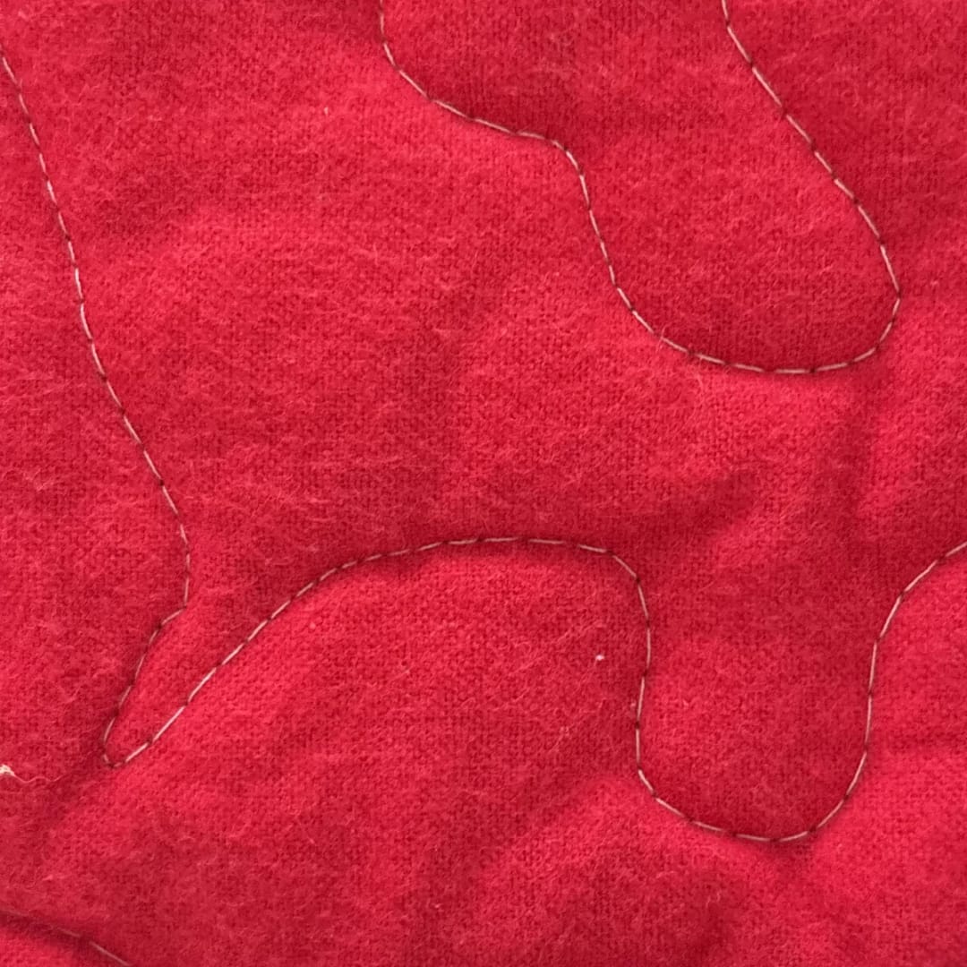 Baseball Days Baby Quilt detail 4
