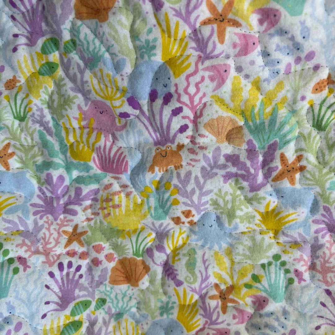 Under the Sea Baby Quilt detail 1a