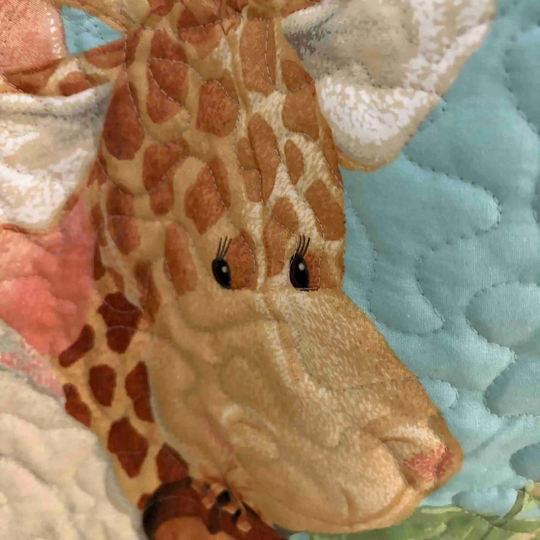 giraffe face scaled