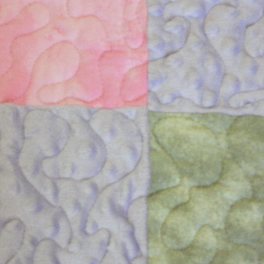 Kittens cuddles baby quilt detail 5