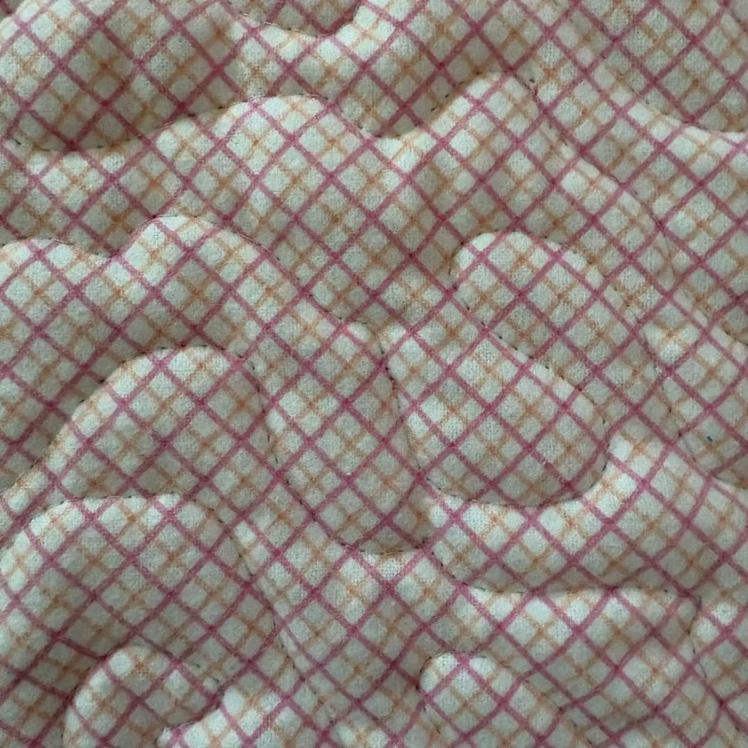 Duck Patchwork Baby Quilt detail 2
