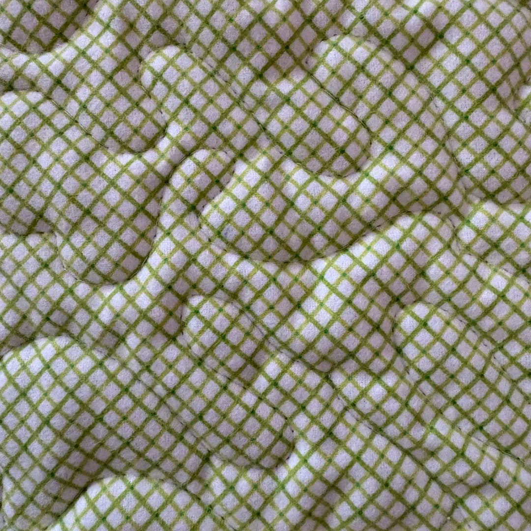 Duck Patchwork Baby Quilt detail 3