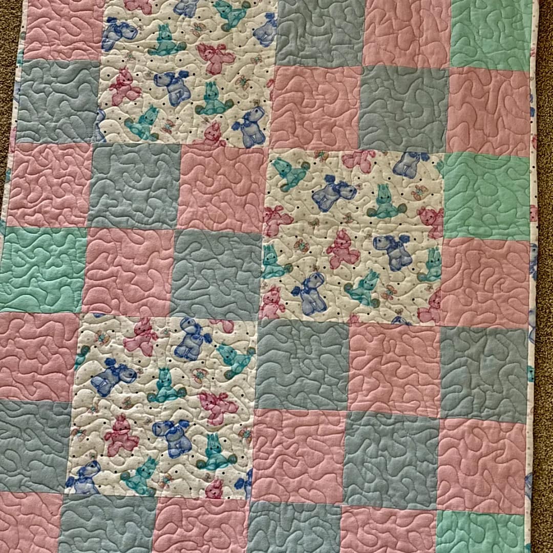 Pastel Pony Dreams Baby Quilt