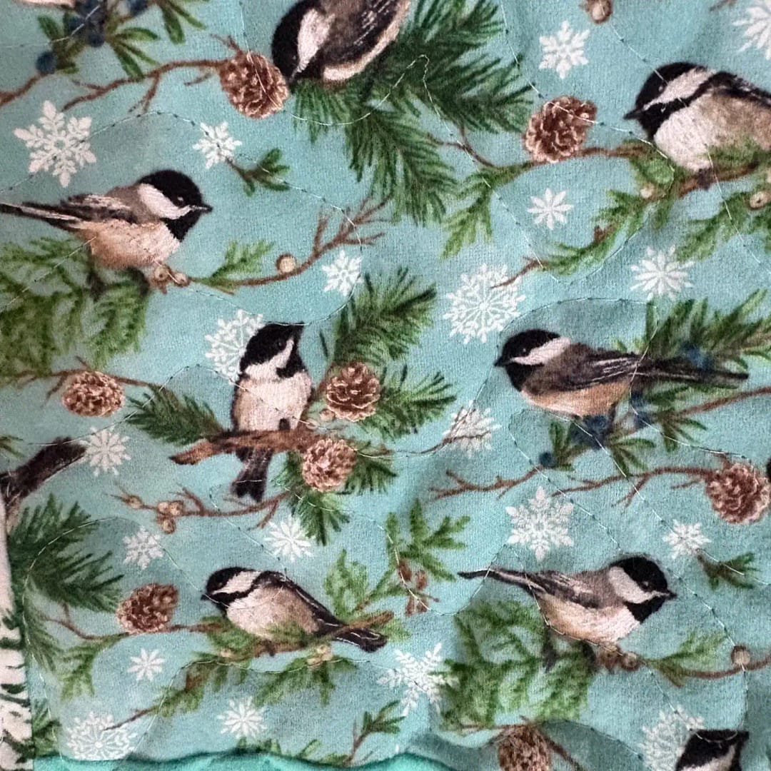 Winter Wonderland Baby Quilt detail 3