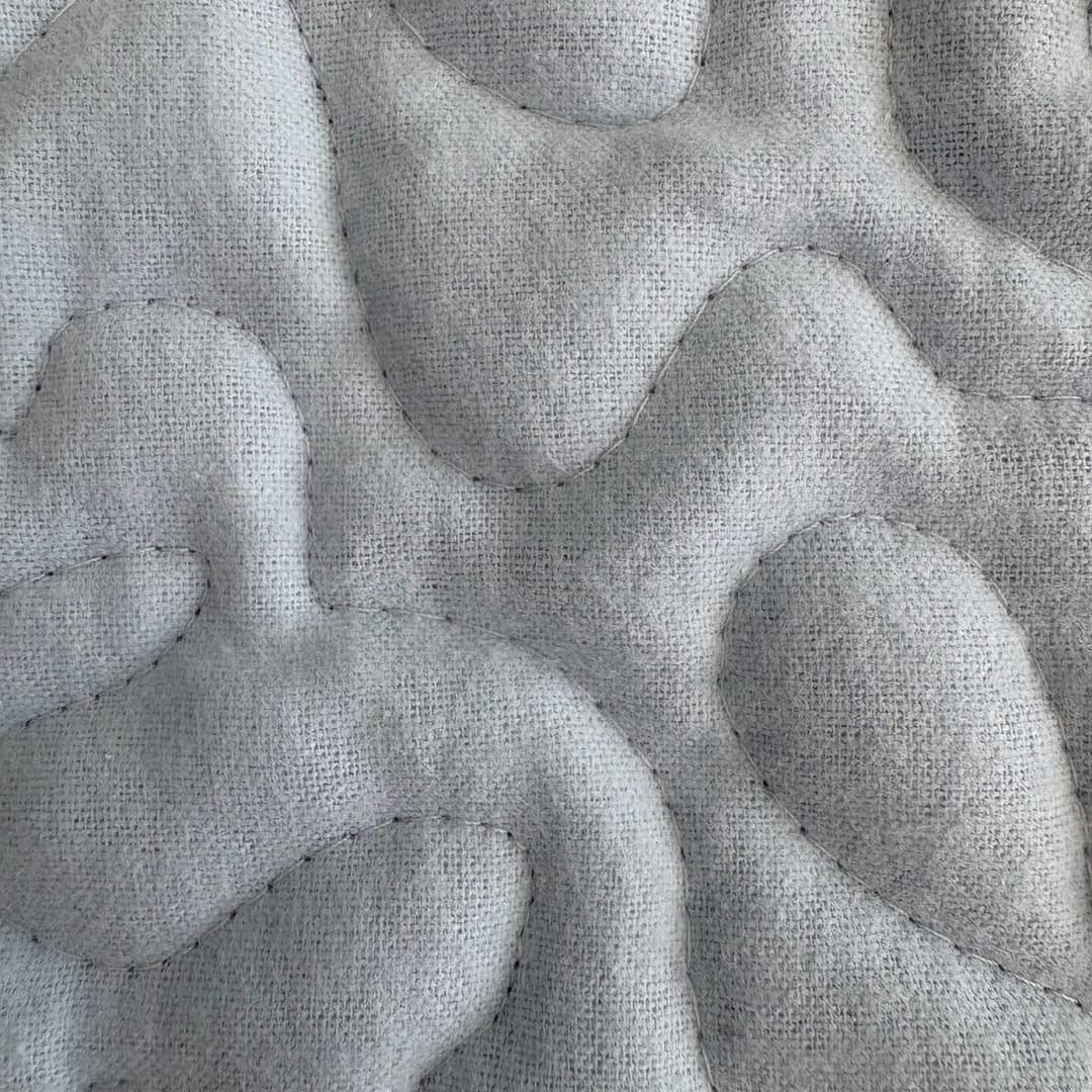 Little Blue Trucks Baby Quilt detail d