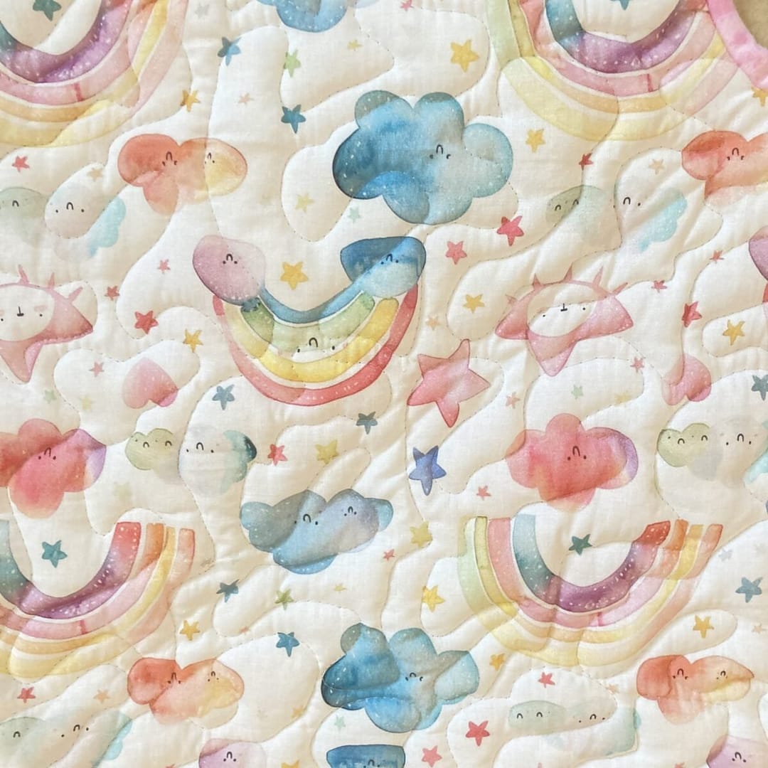 Rainbow Dreams Playmat detail a