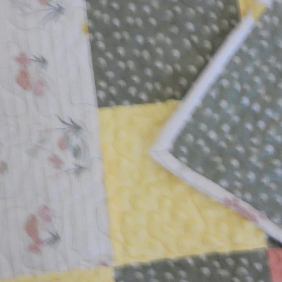 Woodland Magic Baby Quilt with backing
