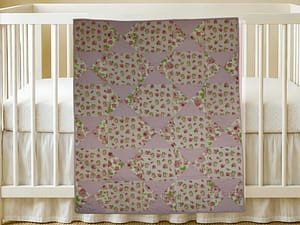 Bunny Trails New Product Image on white crib