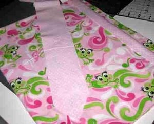 A new baby quilt and binding