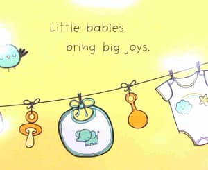 Yellow clothesline gift card