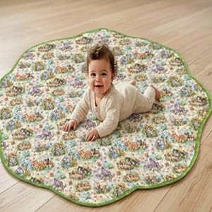 cute kittens mat with baby
