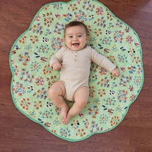 Numbers mat image with baby