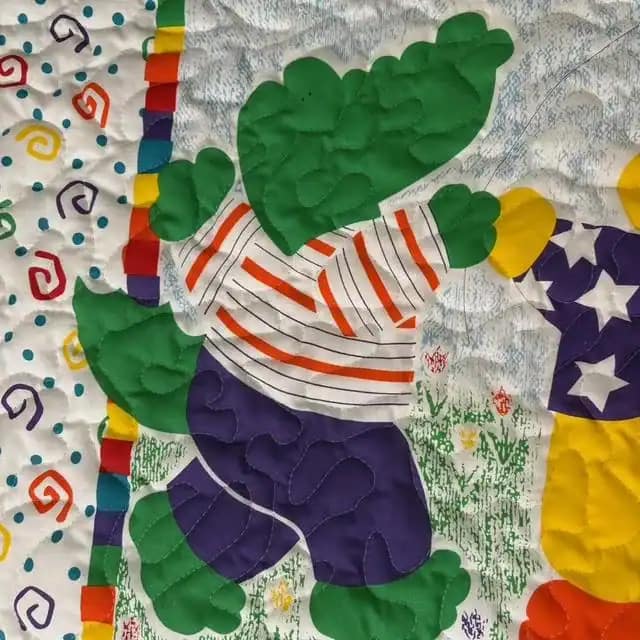 Critter Dance Quilt  detail 4
