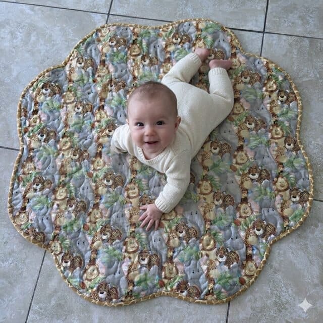 Jungle Friends Playmat and baby