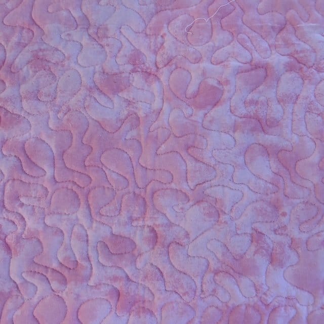 Pink Bears Baby Quilt detail 4