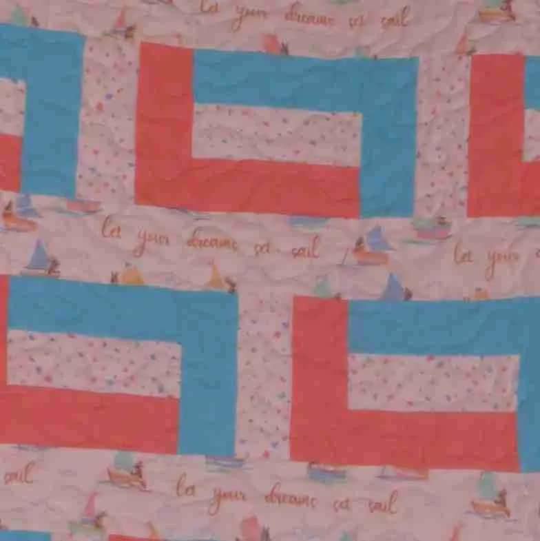 Let Your Dreams Set Sail Baby Quilt 4