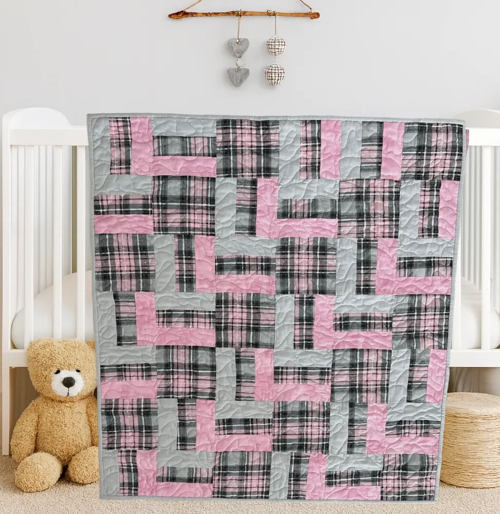 pink plaid
