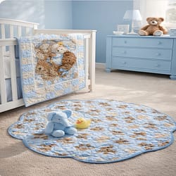 Blue Bears Baby Quilt Playmats Bundle product image 1 Blue Bears Baby Quilt Playmats Bundle product image 1