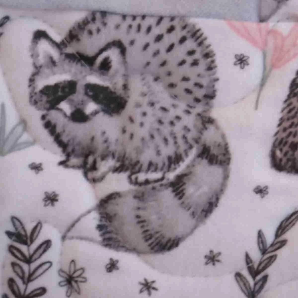 Woodland Babies Baby Quilt detail 7