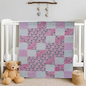 Zebras in Pink & Gray prduct image