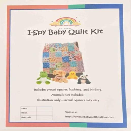 I Spy Quilt Kit insert
